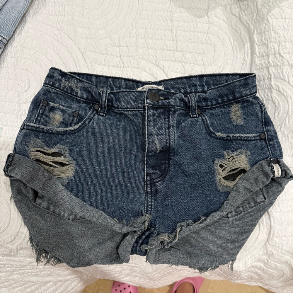 One Teaspoon Bandit Shorts Black